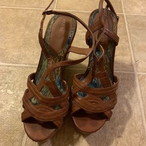 Brown Steve Madden Wedges